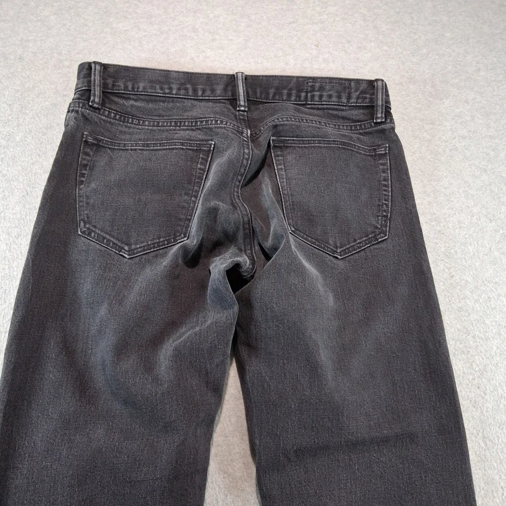 Banana Republic Straight Jeans Mens 32x32 Black Denim Stretch 303840-00